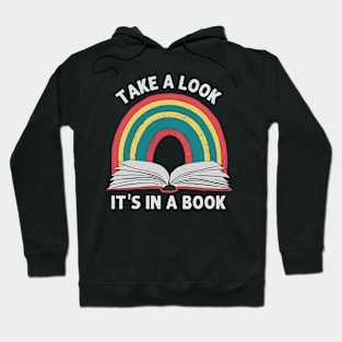 Take a Look it's in a Book Reading Rainbow Hoodie